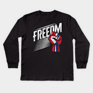 American Freedom Kids Long Sleeve T-Shirt